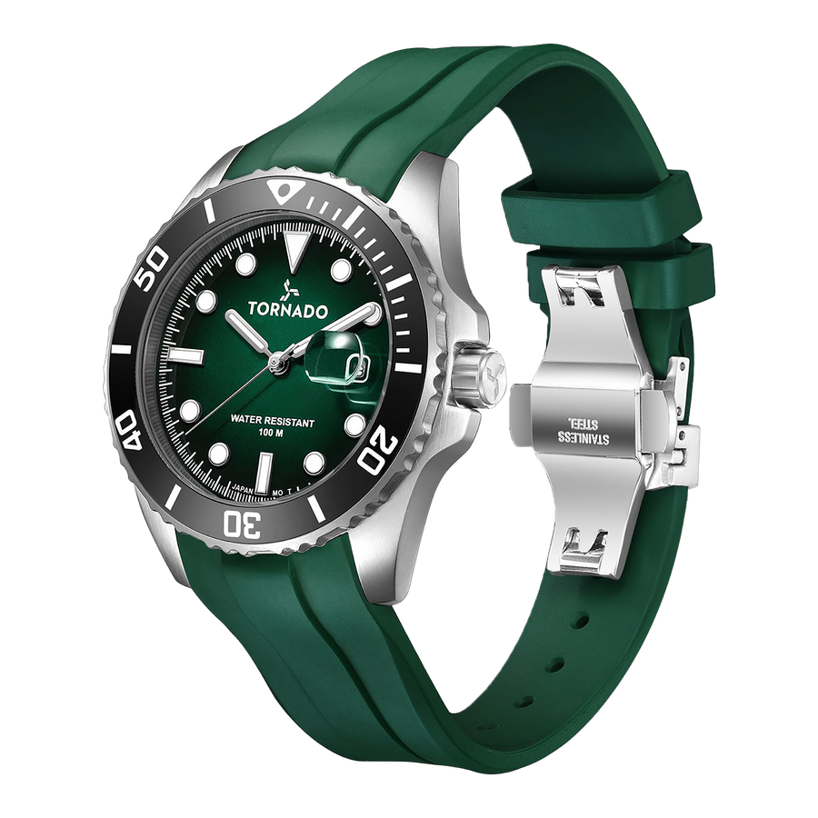 LUMINA Analog Silver Green