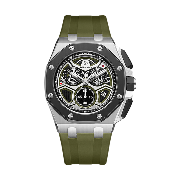 LUMINA CHRONOSPHERE Chronograph Black Silver