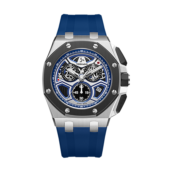 LUMINA CHRONOSPHERE Chronograph Blue and Black