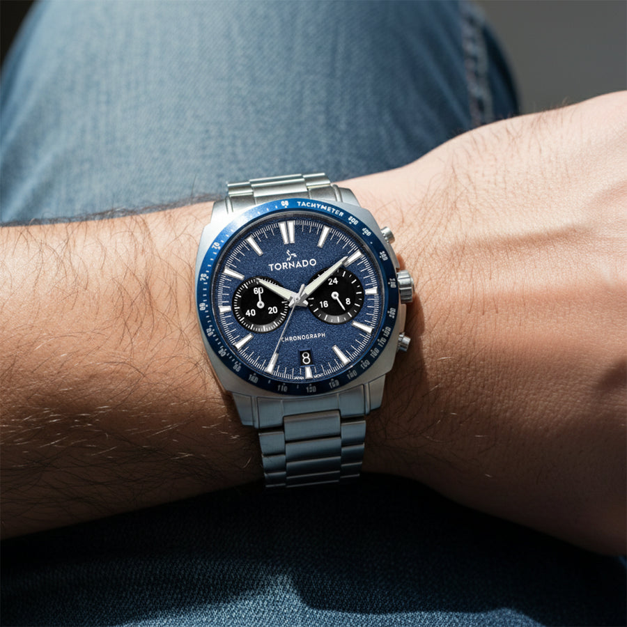SET BOX Chronograph Blue